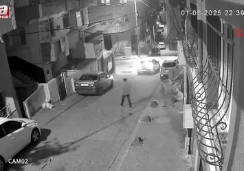 Çocuklar balkona torpil atıp böyle kaçtı