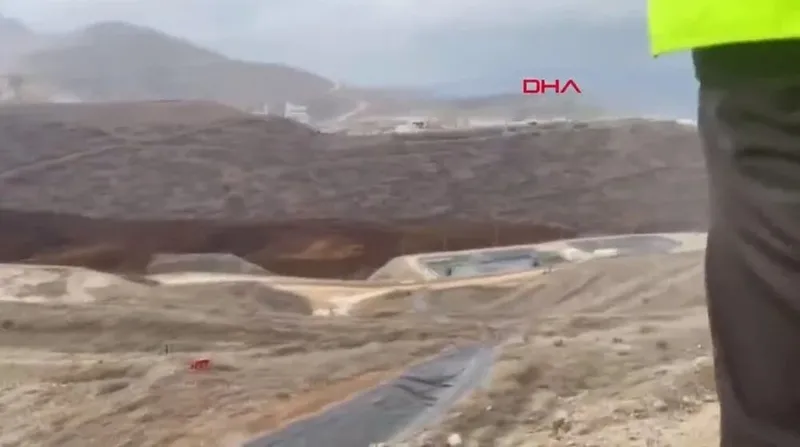 Erzincan Altın madeninde toprak kayması meydana geldi! Son durum ne