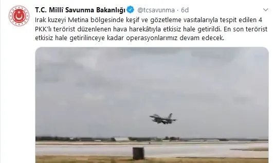Son dakika: Kuzey Irak Metina'da PKK'ya darbe - 1