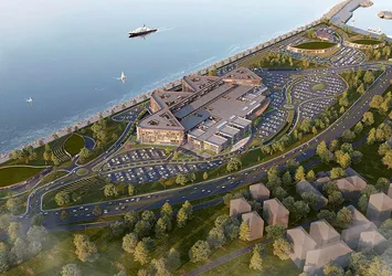Rize Şehir Hastanesi projesinde deniz dolgusu tamamlandı