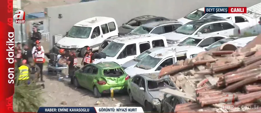 İran'dan Beyt Şemeş'e füze darbesi! A Haber yıkımı görüntüledi 5