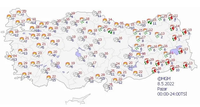 Son dakika: Meteorolojiden o iller için flaş kuvvetli yağış uyarısı! İstanbul, Ankara ve İzmir'de hava nasıl olacak? - 4