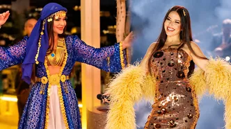 Simge Sağın Mardin turunda kültüre doydu! Yöresel kıyafetler giydi, çiğ köfte yoğurup halay çekti