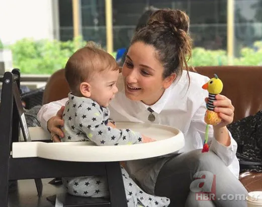 Kırgın Çiçekler dizisinin yıldızı Gökçe Akyıldız'ın oğlunu görenler şaşırıyor! 5