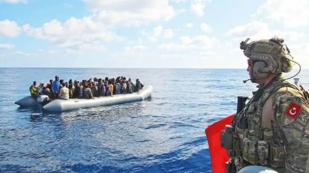 Türk donanmasından Hafter'e gözdağı verildi! Bölgede görev yapıyor... - 3