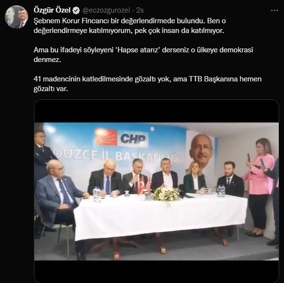 Kılıçdaroğlu TSK’yı hedef alan TTB’nin heyetini makamında ağırladı