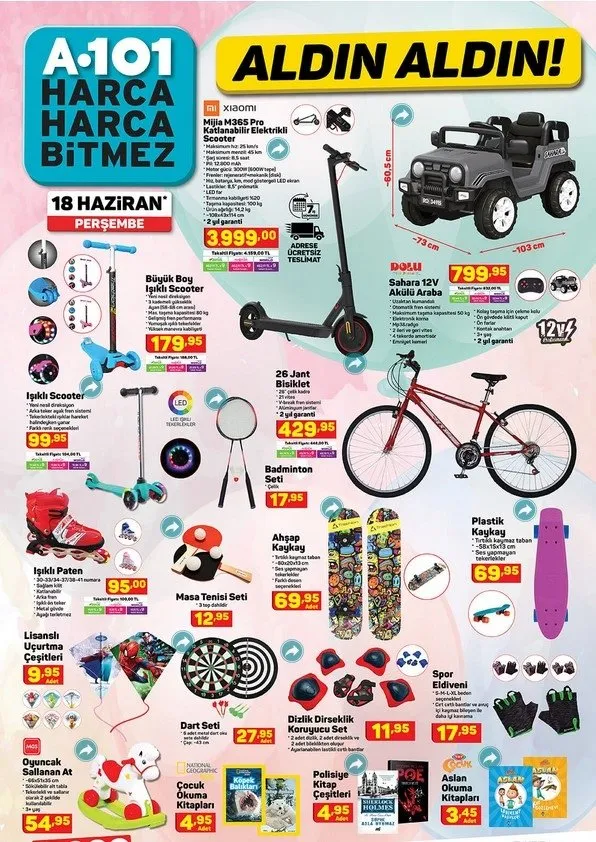 A101 18 Haziran 2020 Aktuel Urunler Katalogu Nostalji Pikap Dikkat Cekiyor Iste A101 Persembe Indirimleri