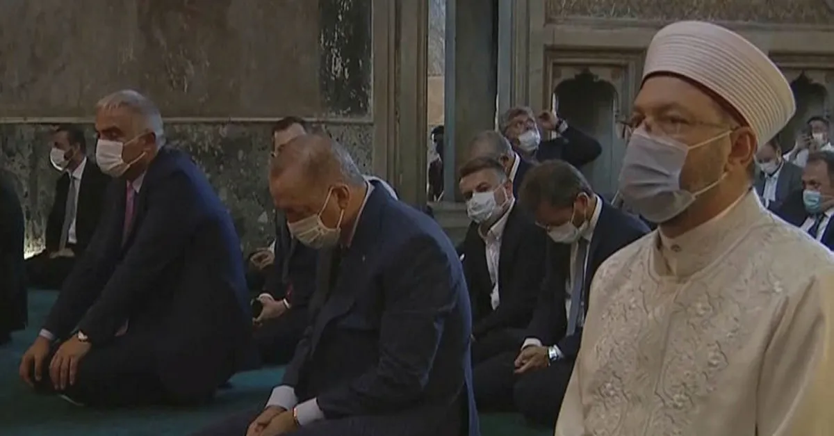 Başkan Erdoğan 2. kez Ayasofya'da