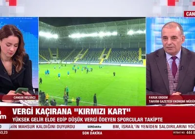 Vergi kaçırana kırmızı kart