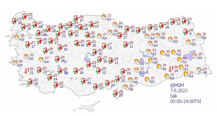 Son dakika: Meteoroloji'den Trakya için kuvvetli sağanak uyarısı | İstanbul, Ankara, İzmir, Antalya'da 5 gün hava... - 4