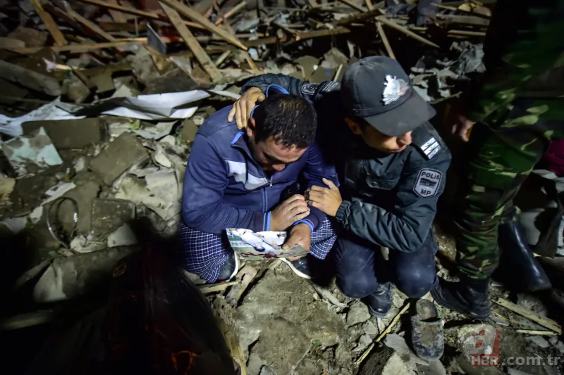 Terör devleti Ermenistan sivilleri uykularında vurdu! Hasar gün ağarınca ortaya çıktı 11