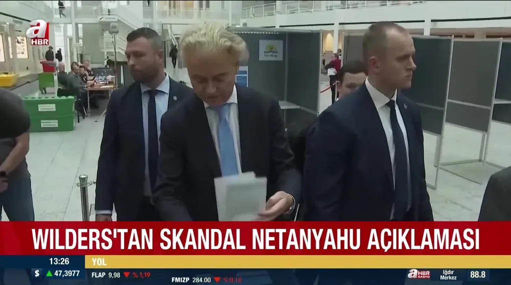 Wilders'tan katil Netanyahu'ya övgü yağmuru