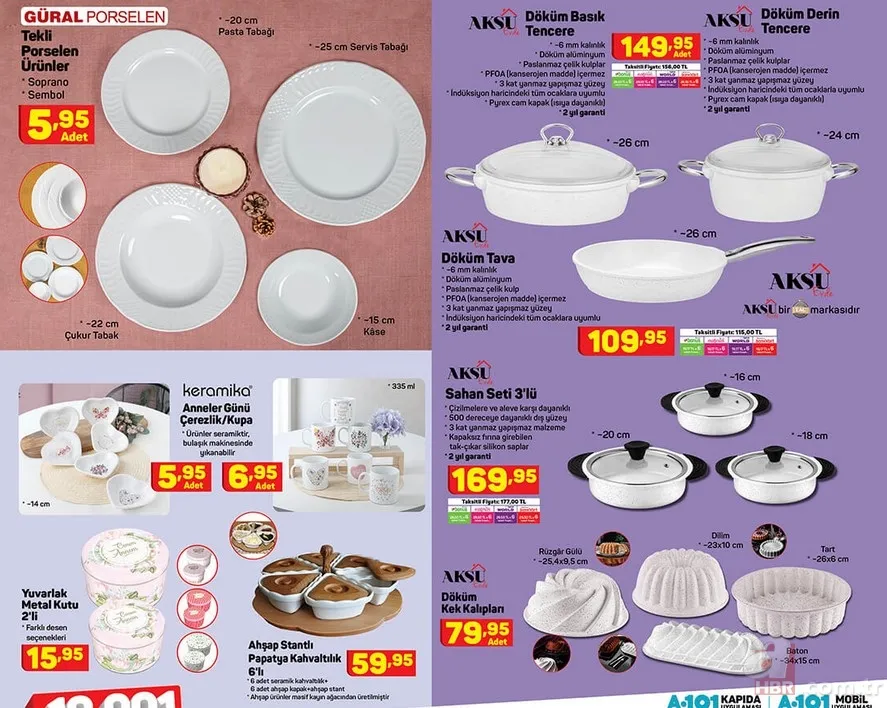A101 6 Mayıs 2021 aktüel kataloğu! Bu hafta A101'de hangi ürünler indirimli? Dikkat çeken liste... 9