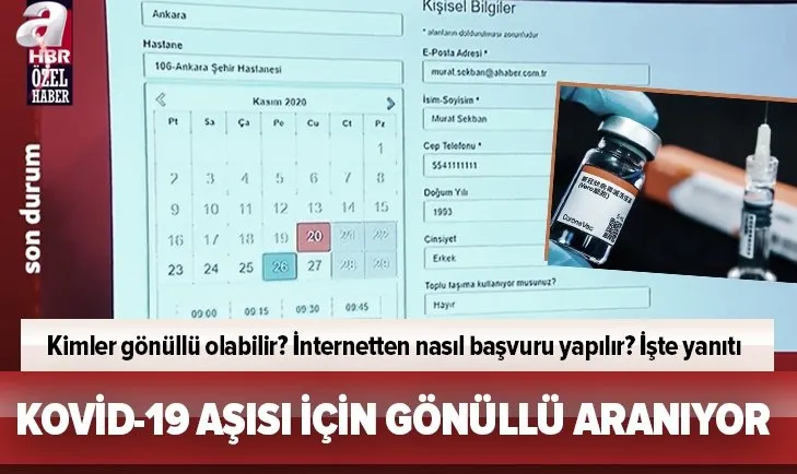 Çin’in Kovid-19 aşısı için başvurular başladı | Peki internetten nasıl başvuru yapılır? Kimler başvurabilir? İşte yanıtı