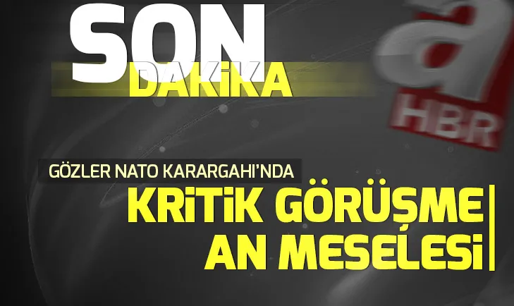 Son dakika: Dışişleri Bakanı Çavuşoğlu, NATO Genel Sekreteri ile görüştü