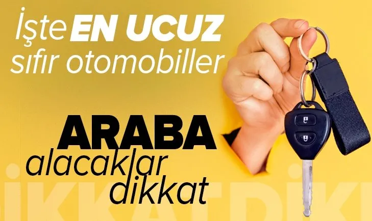 Uzmanlardan otomobil alacaklara flaş uyarı! İşte 200 bin TL altındaki en ucuz otomobiller
