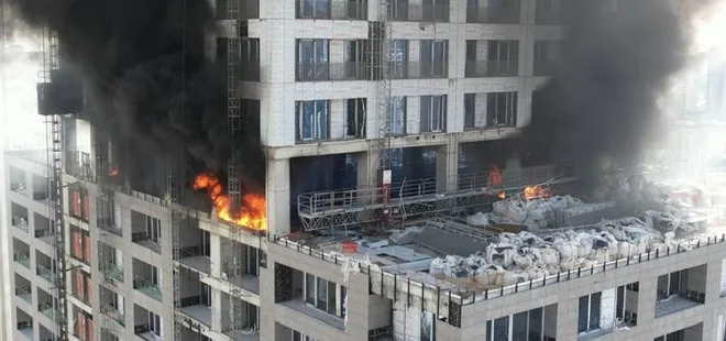 İstanbul’da korkutan yangın: 45 katlı rezidans alevlere teslim