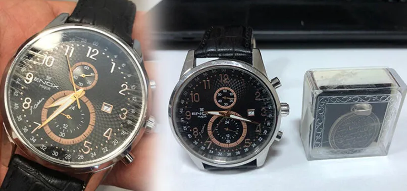 FETÖ'nün sözde Mersin imamı FETÖ elebaşının imzalı saatiyle yakalandı