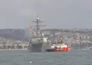 ABD savaş gemisi İstanbul Boğazında