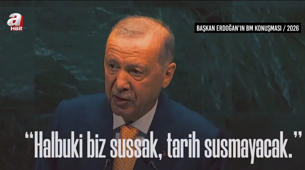Başkan Erdoğan: "Biz sussak tarih susmayacak"