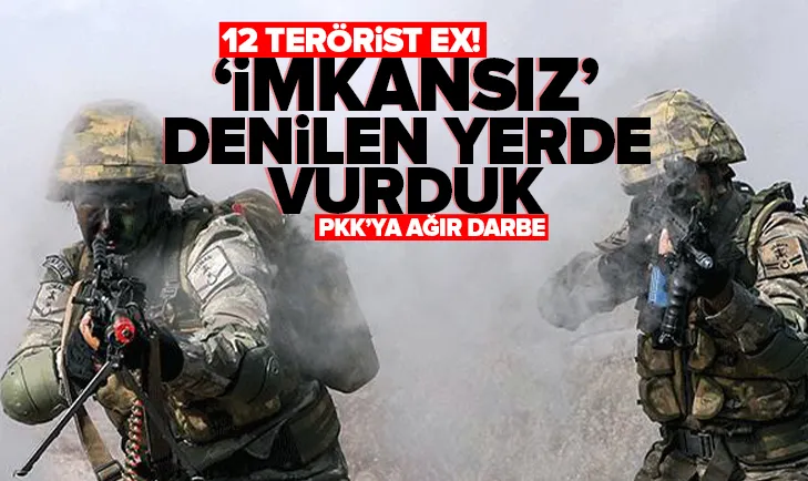 MSB duyurdu! PKKya ağır darbe