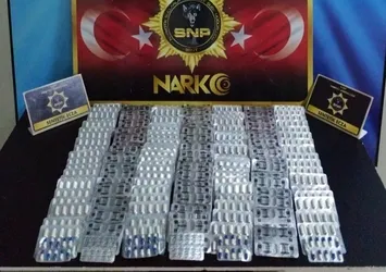 Siirt’te bin 443 uyuşturucu hap yakalandı
