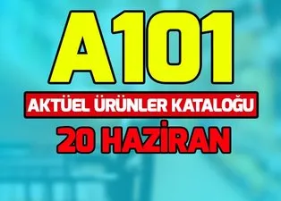 A101 aktüel ürünler kataloğu 20 Haziran ile yok yok! A101 indirimli ürünler neler?