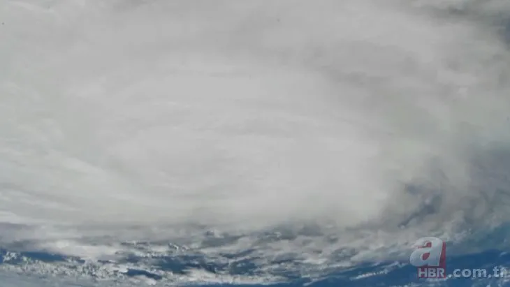 NASA, Dorian Kasırgası’nı uzaydan canlı yayınladı! İşte felaketin o görüntüleri...