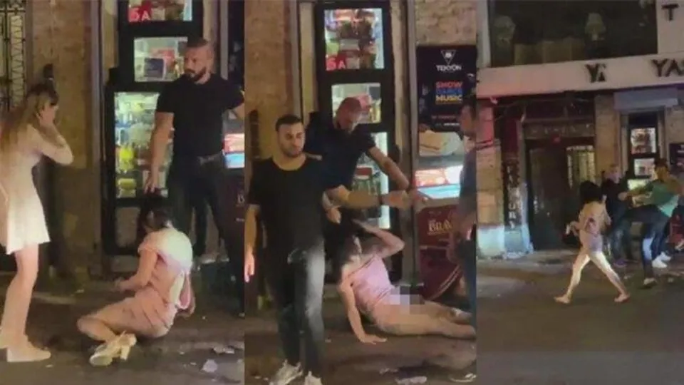 Bodyguardın parmağını kopardı! Beyoğlu'nda alkollü kadın turistler ortalığı birbirine kattı