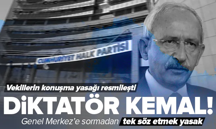 Kılıçdaroğlu diktatörlük gömleğini giydi!