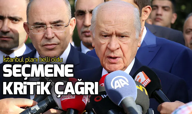 MHP lideri Bahçeli'den seçmenlere kritik çaÄrı