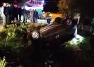 Yola fırlayan köpek kazaya neden oldu