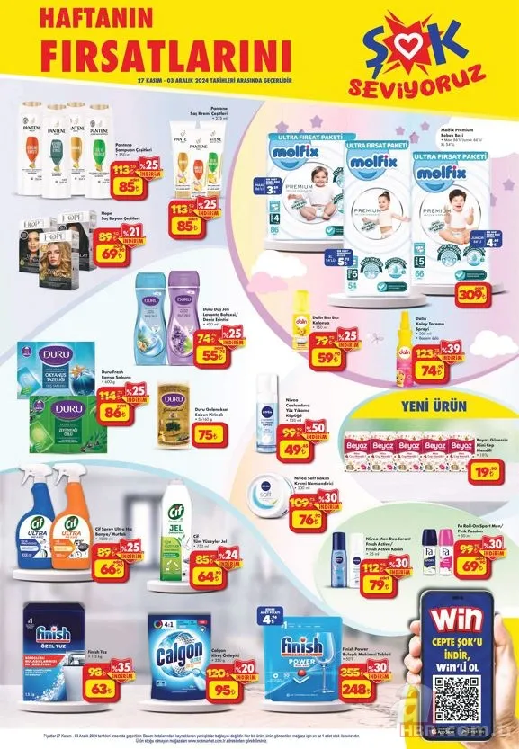ŞOK aktüel kataloğu fırsatları | Bu hafta indirimde neler var? 27 Kasım - 3 Aralık 2024 indirimli ürünler listesi 3