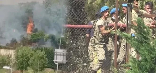 İstanbul Esenler’de askeri kışlada yangın!