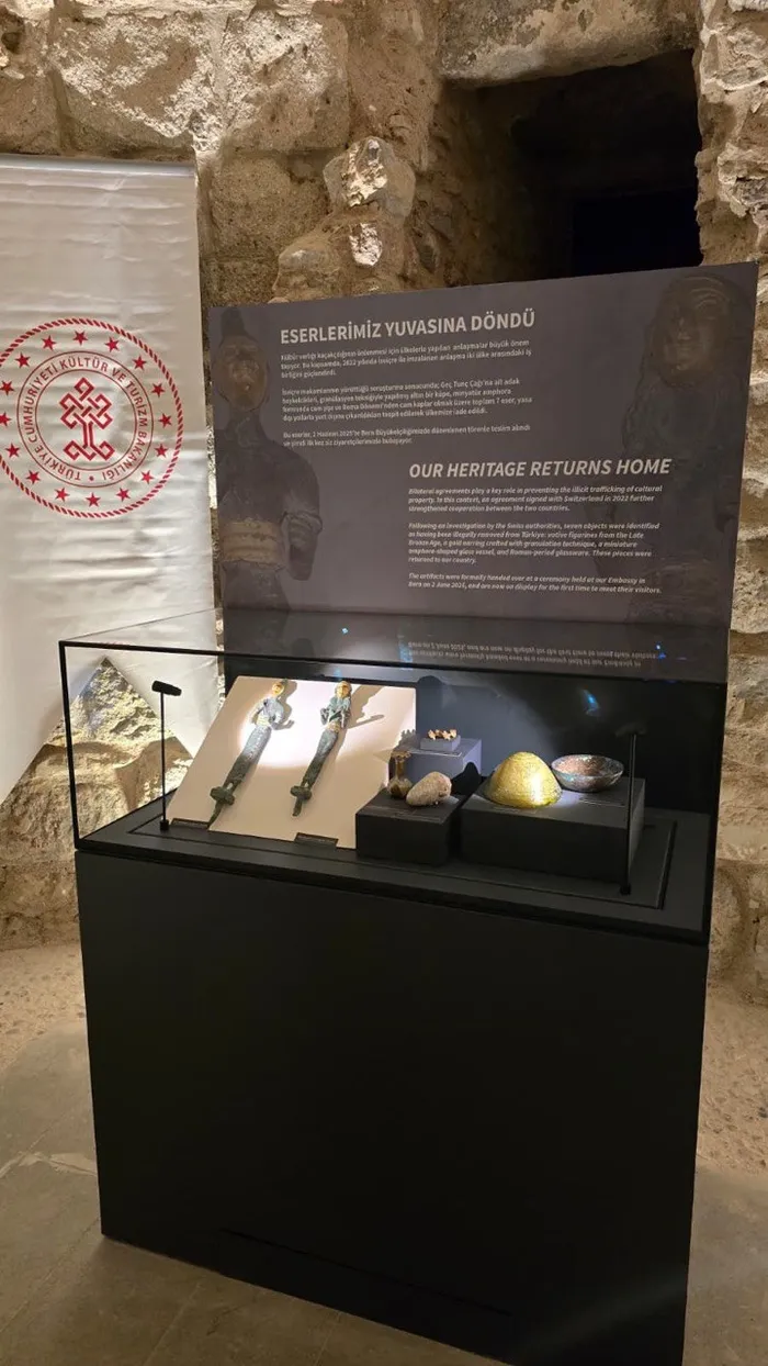 İsviçre’den Türkiye’ye tarihi iade: 7 eser Bodrum Kalesi’nde sergilenecek