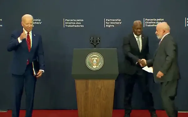 ABD Başkanı Biden, Silva’nın elini sıkmadı! Sinirlenen Brezilya Başkanı el hareketiyle tepki gösterdi