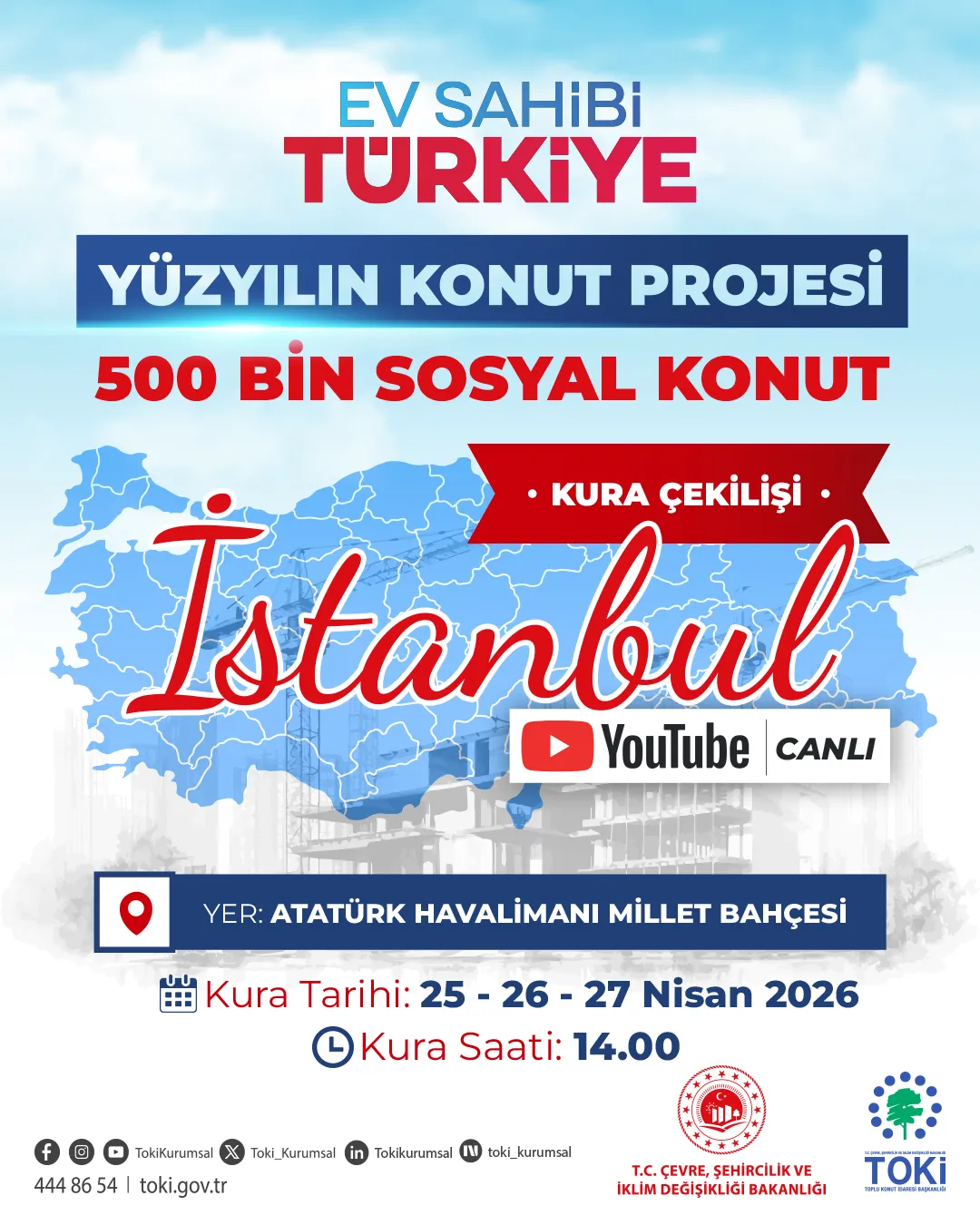 3 günlük dev maraton başlıyor: İstanbul TOKİ kurasında ilk etap bugün! Canlı takip ekranı