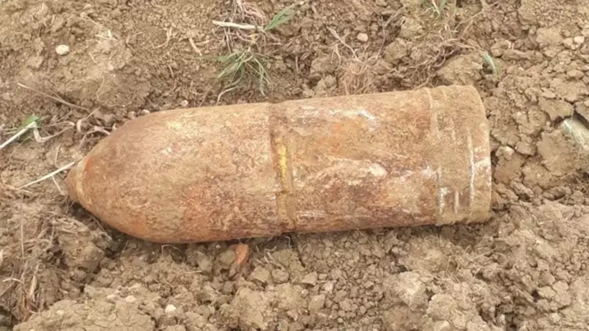 Çanakkale'de patlamamış top mermisi imha edildi