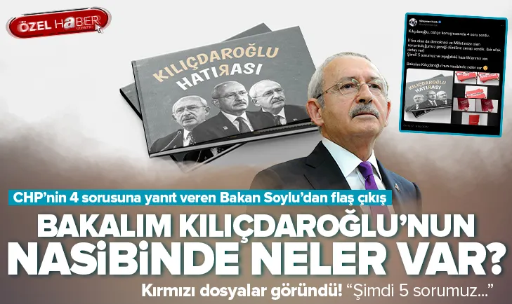 Soyludan Kılıçdaroğluna: Bakalım nasibinde neler var
