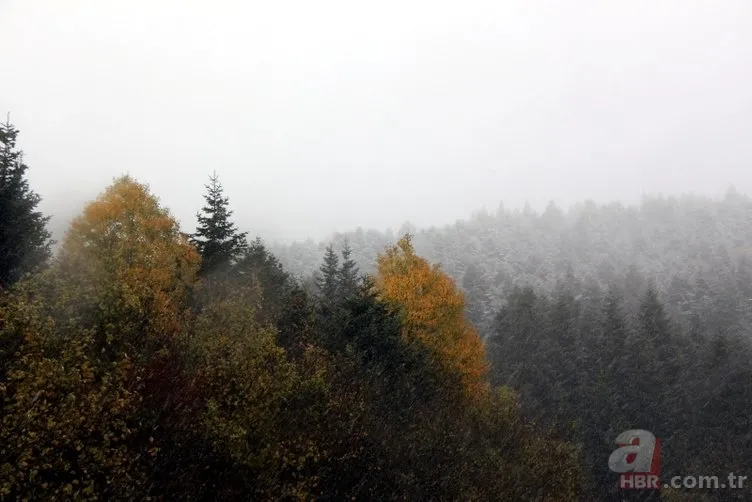 Kocaeli ve Bolu'nun yüksek kesimlerine ilk kar düştü 8