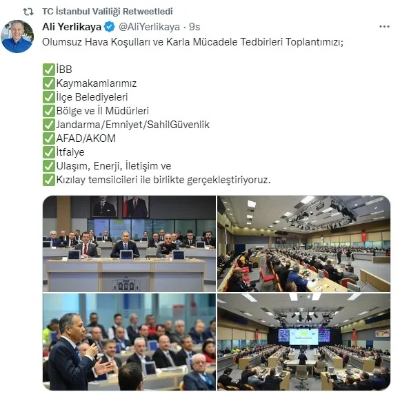 İstanbul kar yağışına hazır! Vali Ali Yerlikaya’dan önemli açıklama