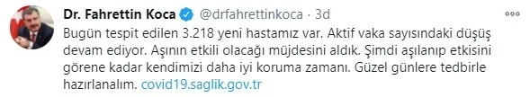 Son dakika: Sağlık Bakanlığı 24 Aralık 2020’ye ait koronavirüs vaka sayısını açıkladı | Türkiye’de Kovid-19’dan kaç kişi öldü?