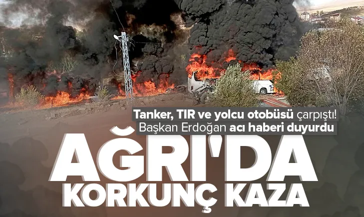 Ağrıda feci kaza! Ölü ve yaralılar var