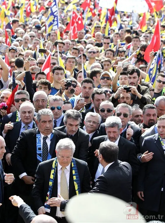 Fenerbahçeliler Anıtkabir'e yürüdü 11
