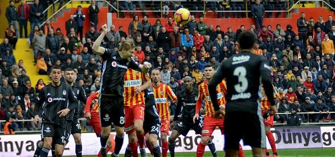 Beşiktaş, Kayseri deplasmanından beraberlikle döndü