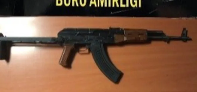 Oyuncak tüfekle gasp anı kamerada