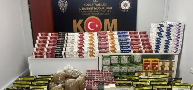 Yozgat'ta 26 bin 400 makaron ele geçirildi