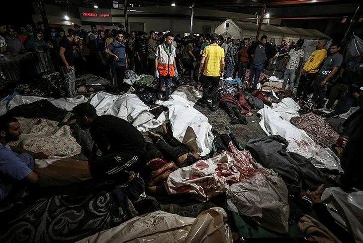 Gazze’deki el-Ehli Baptist Hastanesi saldırısı sonrası yabancı basın İsrail’i kolladı