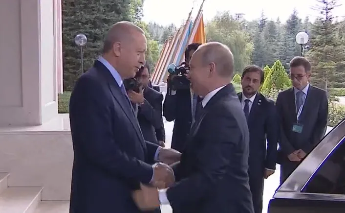 Son dakika: Başkan Erdoğan ve Putin görüşmesi sona erdi