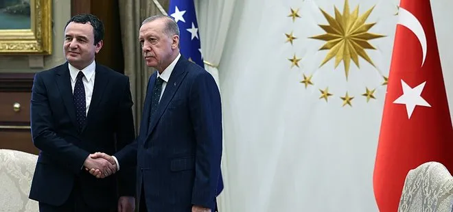 Başkan Recep Tayyip Erdoğan Kosova Başbakanı Albin Kurti’yi kabul etti: Filistin’e aktif destek çağrısı